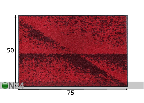Ковер Red Shadow 50x75 cm размеры