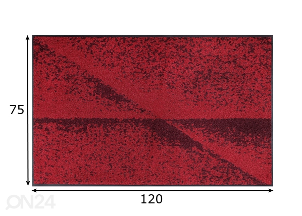 Ковер Red Shadow 75x120 cm размеры
