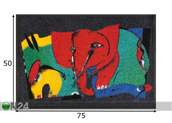 Ковер Refreshing elephants 50x75 cm размеры