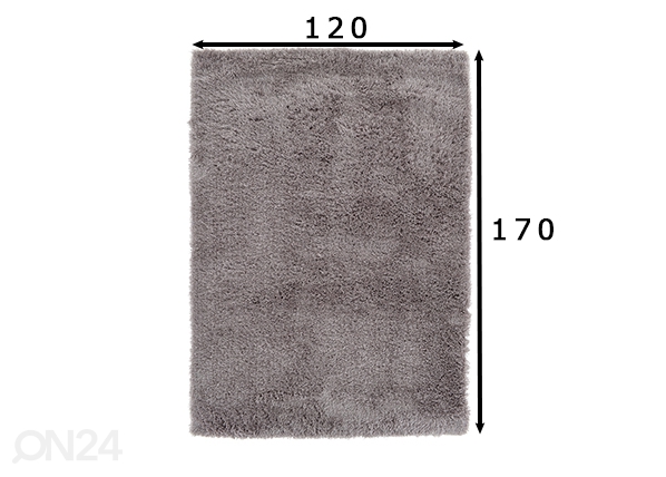 Ковер Rio 120x170 cm, taupe (серо-коричневый) размеры