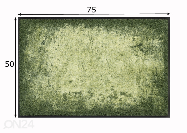 Ковер Shades of Green 50x75 см размеры
