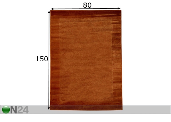Ковер Sienna Orange 80x150 см размеры