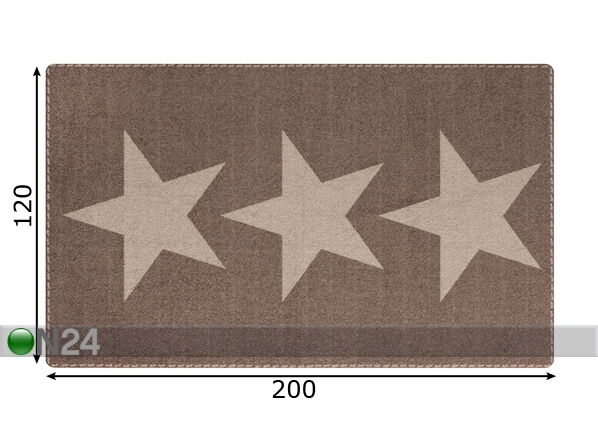 Ковер Star 120x200 cm размеры
