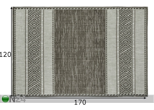 Ковер Tarunis 120x170 см размеры