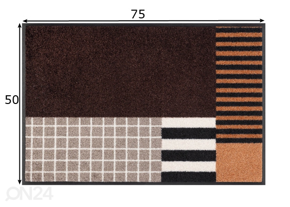 Ковер Tastiera 50x75 см размеры