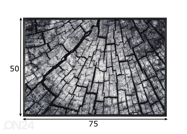 Ковер Timber 50x75 cm размеры