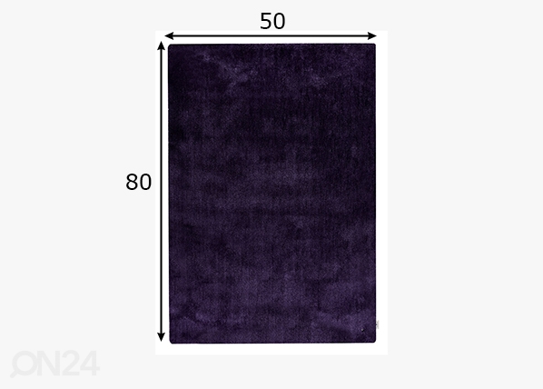 Ковер Tom Tailor Cozy, 50x80 см фиолетовый размеры