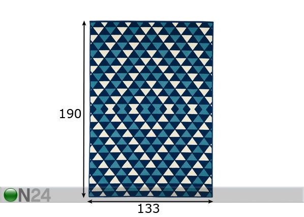 Ковер Triangles 133x190 cm размеры