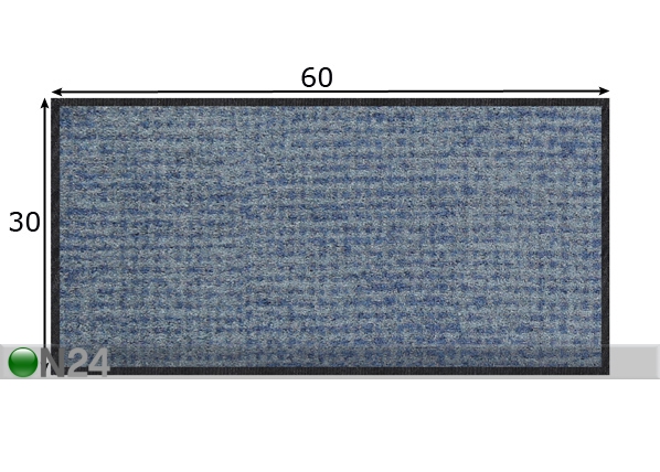 Ковер Weave denim 30x60 см размеры