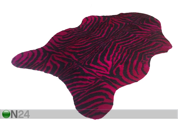 Ковёр с узором животного Розовая зебра 150x220cm