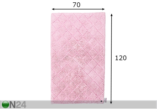 Коврик для ванной Cotton Pattern 70x120 см размеры