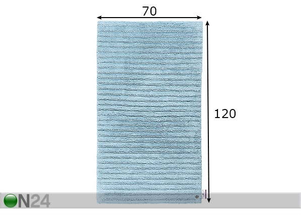 Коврик для ванной Cotton Stripe 70x120 см размеры