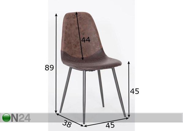 Кожаный стул размеры