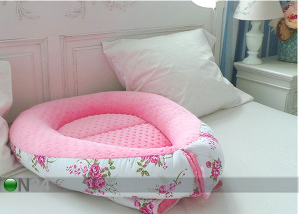 Кокон / гнездо для новорожденных Pink Flower