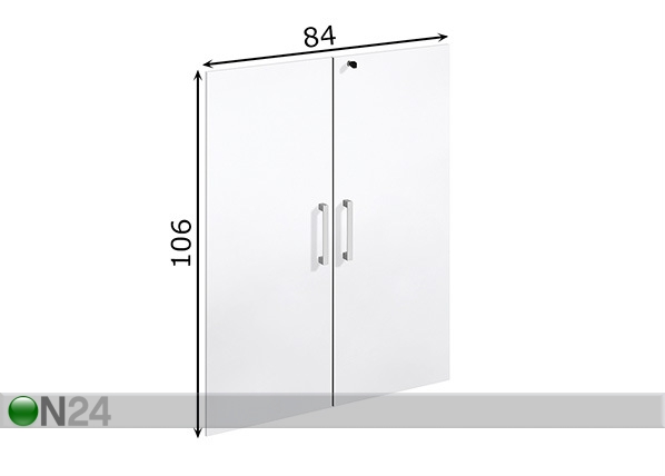 Комплект дверей Calvia 11 размеры
