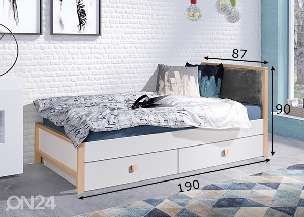 Комплект детской кровати 80x180 cm размеры