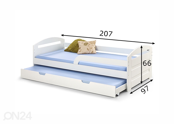 Комплект кровати 2-местный размеры