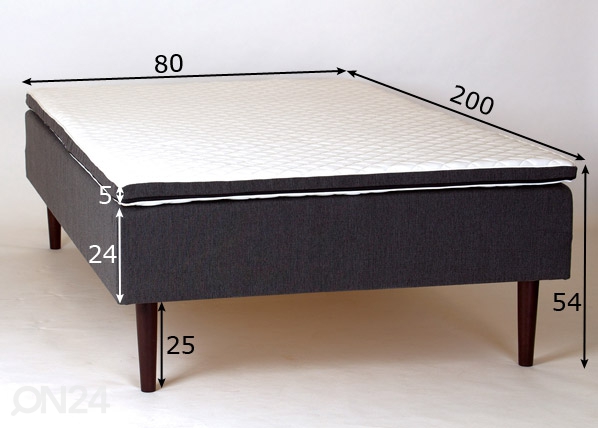 Комплект кровати 80x200 cm размеры