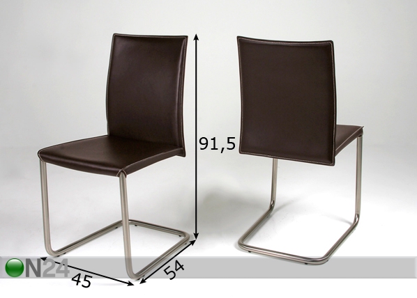 Комплект стульев Andrew 2 шт размеры