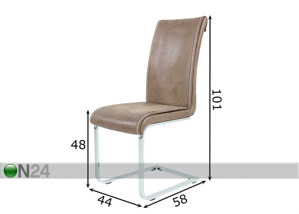 Комплект стульев Anika I 2 шт размеры