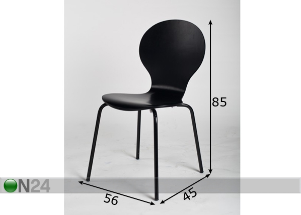 Комплект стульев Bundy-К, 2 шт размеры
