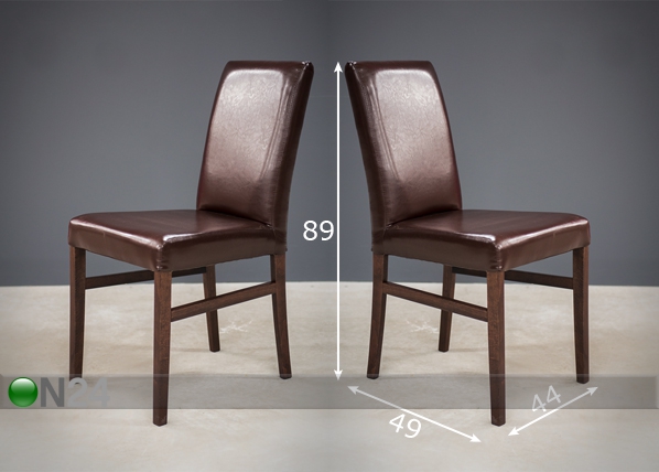 Комплект стульев Edita размеры