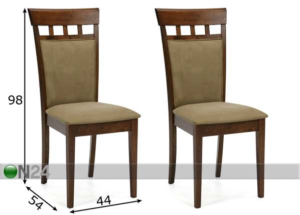 Комплект стульев Mix & Match, 2 шт размеры