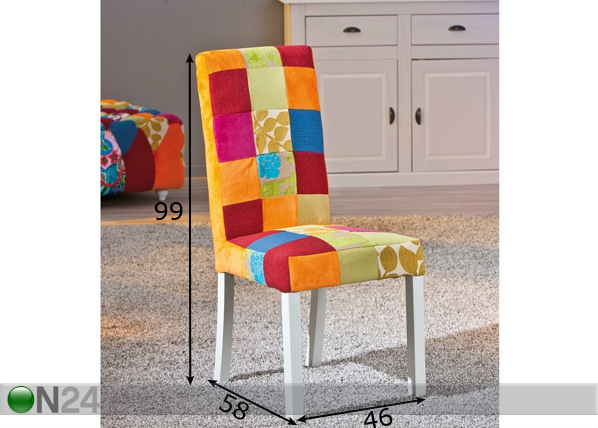 Комплект стульев Sao Bento, 2 шт размеры
