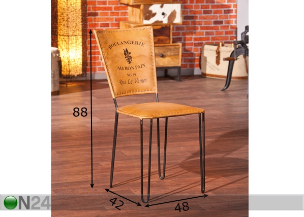 Комплект стульев Strasburg, 2 шт размеры