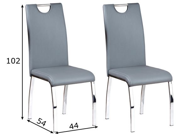 Комплект стульев Utah, 2 шт размеры