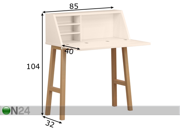 Консольный / рабочий стол Mademoiselle размеры