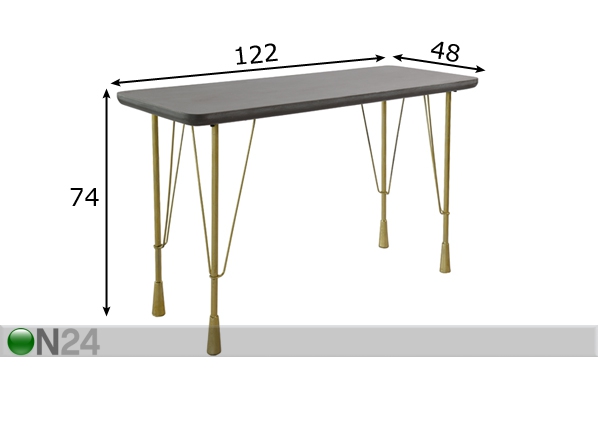Консольный стол Lova размеры