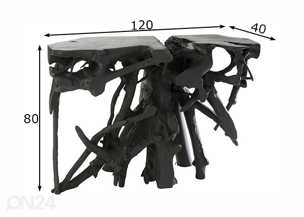Консольный стол Raoul 120 cm размеры