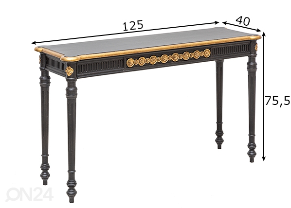 Консольный стол Venice размеры
