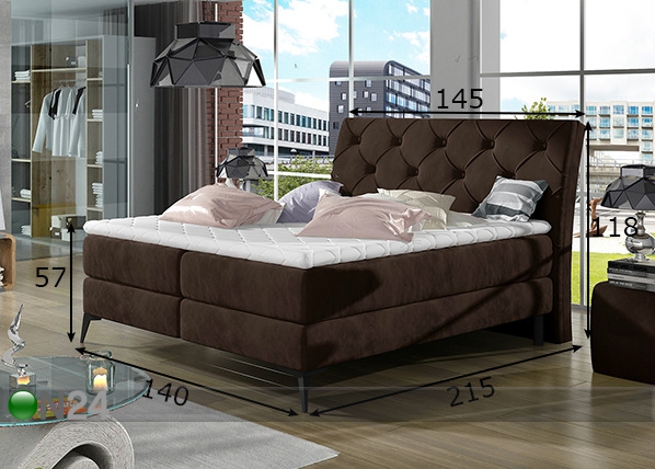 Континентальная кровать 140x200 cm