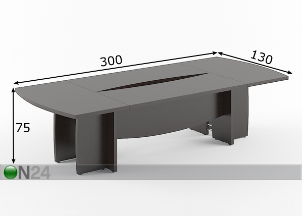 Конференц-стол Born 300x130 cm размеры