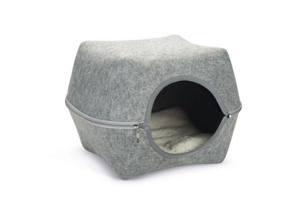 Кошачий домик, Nest yuit 46x46x35 см, серый