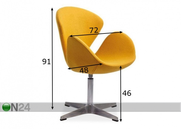 Кресло Devon размеры