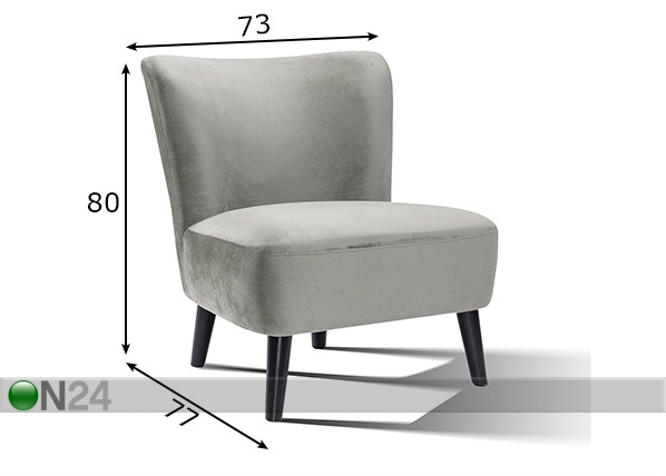 Кресло Sofa размеры