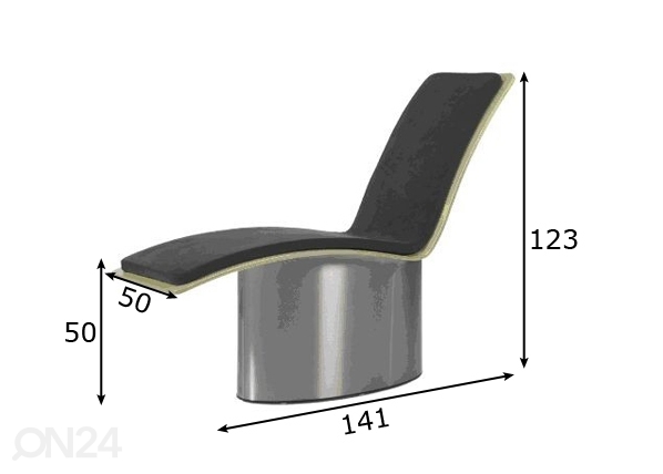 Кресло UppSide размеры
