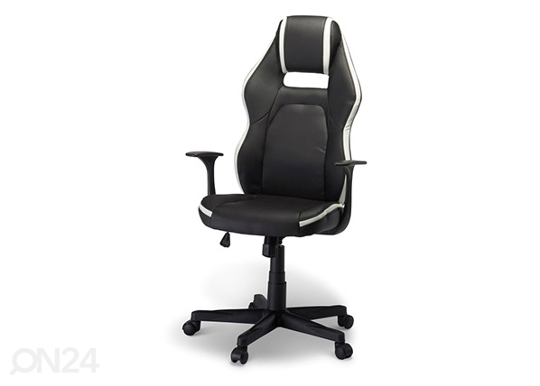 Кресло геймерское Space, чёрный-белый