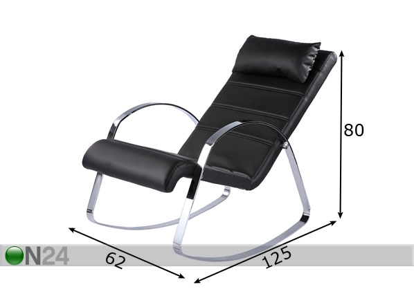 Кресло-качалка Relax размеры