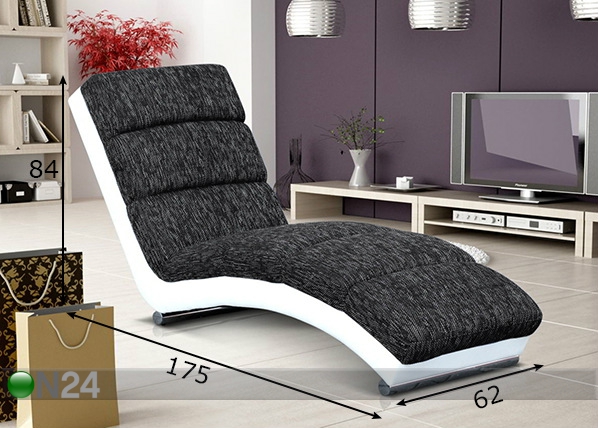 Кресло-лежак размеры