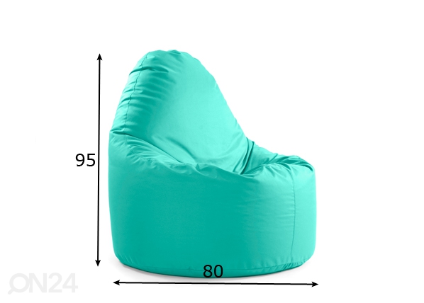 Кресло-мешок Jacky Active 250L размеры