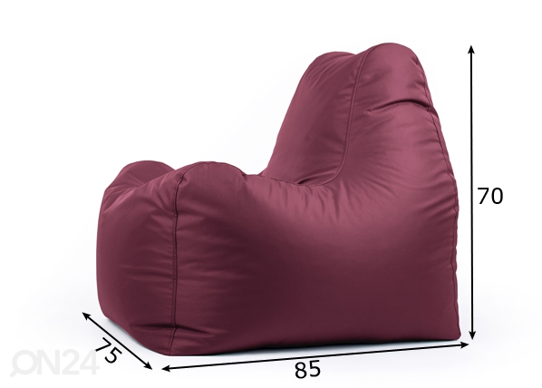 Кресло-мешок Lucas Active 250L размеры