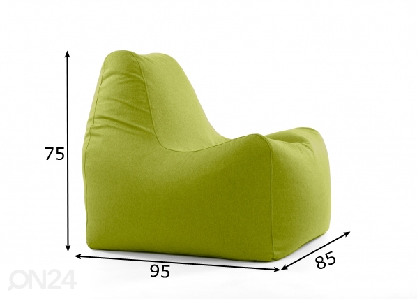 Кресло-мешок Lucas Style 350L размеры