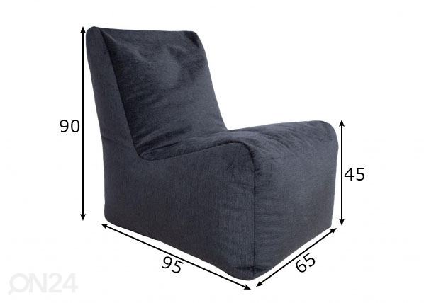 Кресло-мешок Mitsu-Mitsu размеры