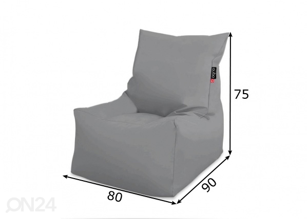 Кресло-мешок Qubo Burma in/out размеры