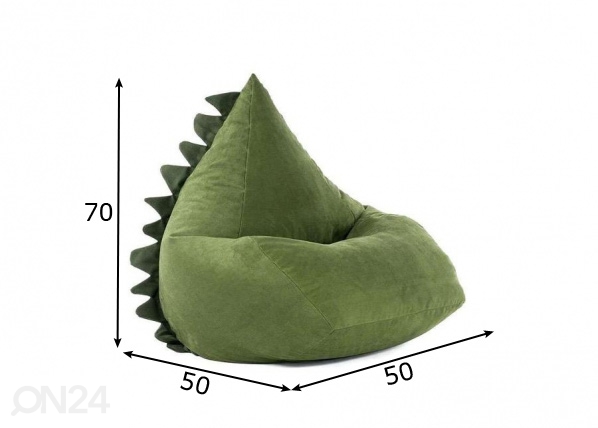 Кресло-мешок Qubo™ Dragon размеры