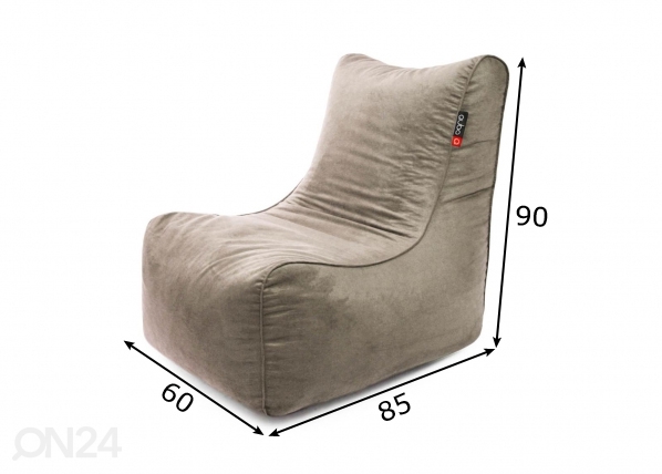 Кресло-мешок Qubo Noa размеры